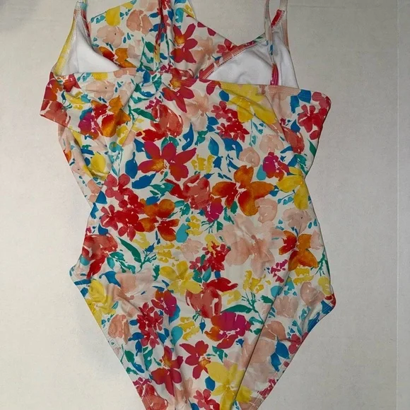 Ellen Tracy size 14 swim suit - floral- nwot - Picture 4 of 5